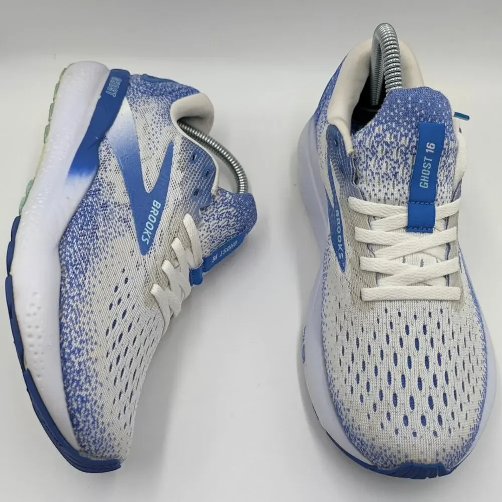 Brooks Ghost 16 Amparo Blue Limpet Shell Womens 8 Medium B UK 6 Running Shoes